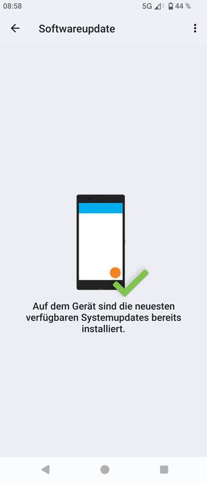 Wählen Sie die Menü-Taste