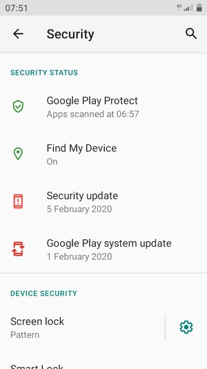 Your phone is now secure with a screen lock