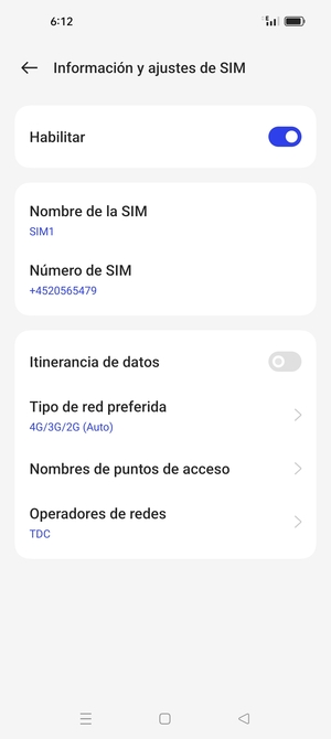Seleccione Nombres de puntos de acceso
