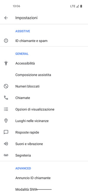 Seleziona Segreteria