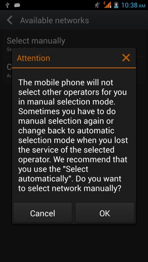 Select OK