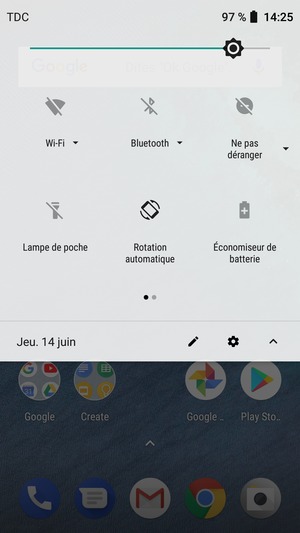 Régler la luminosité au niveau souhaité