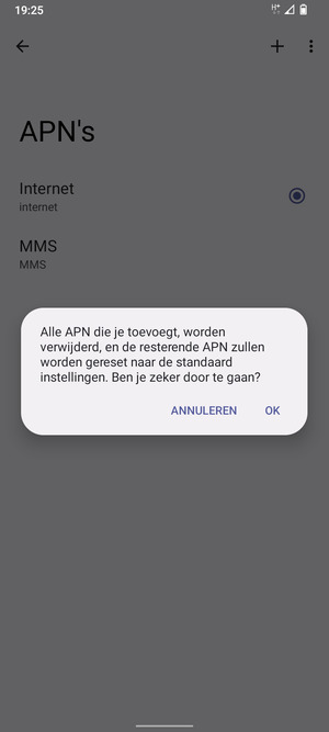 Selecteer OK