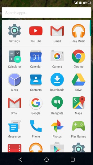 Select Settings