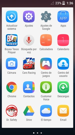 Seleccione Ajustes