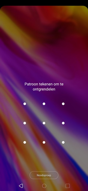 Uw telefoon is nu beveiligd met een schermvergrendeling