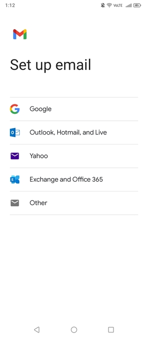 Select Exchange and Office 365