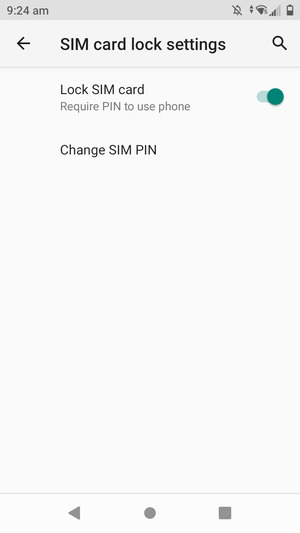 Select Change SIM PIN