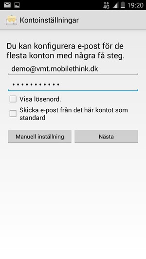 Ange din e-postadress och lösenord. Välj Nästa