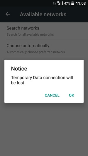 Select OK