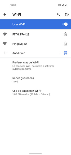 Seleccione la red inalámbrica a la que desea conectarse