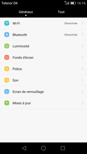 Sélectionnez Mises à jour
