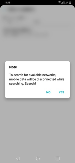 Select YES