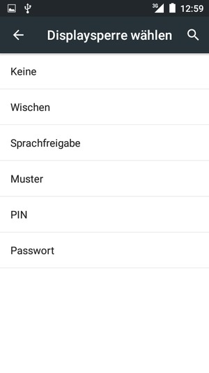 Wählen Sie Muster