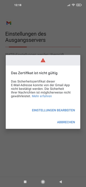 Wählen Sie EINSTELLUNGEN BEARBEITEN
