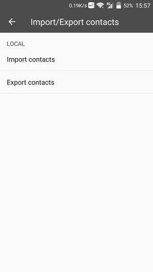 Select Import contacts