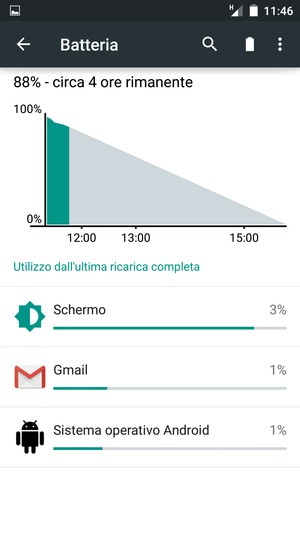 Seleziona il tasto Menu