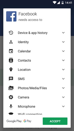 Select ACCEPT