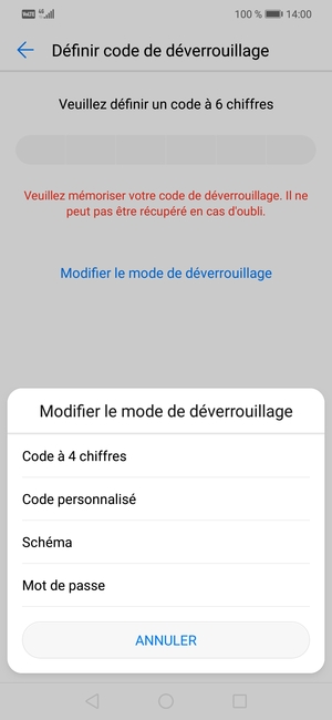 Sélectionnez Schéma