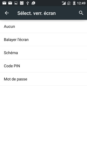 Sélectionnez Schéma