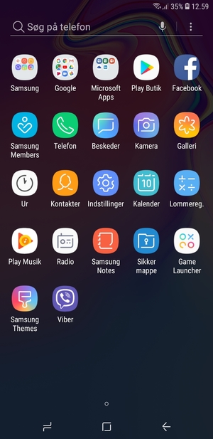 Vælg Samsung
