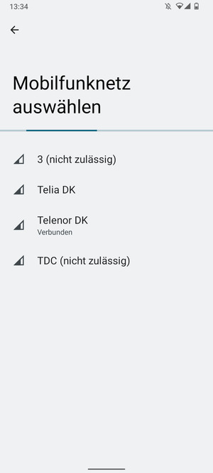 Warten Sie, bis die Suche abgeschlossen ist