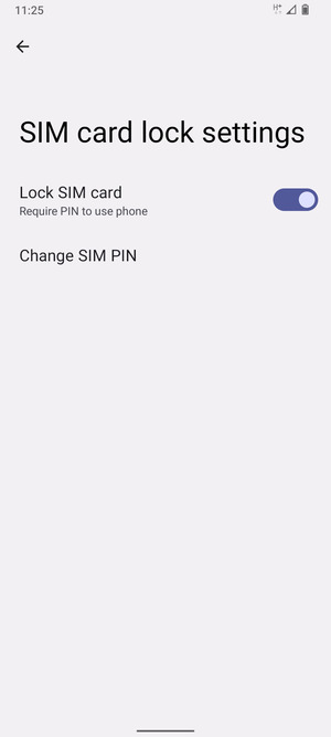 Select Change SIM PIN