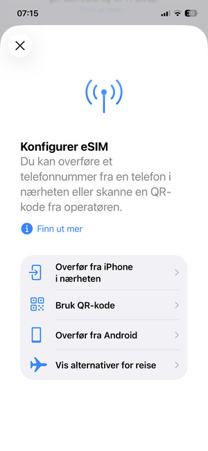 Velg Bruk QR-kode