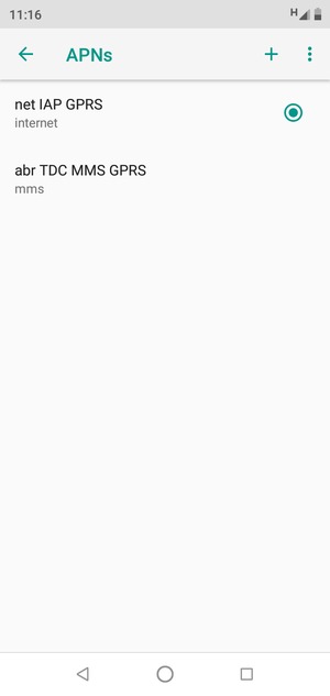 Select the Menu button