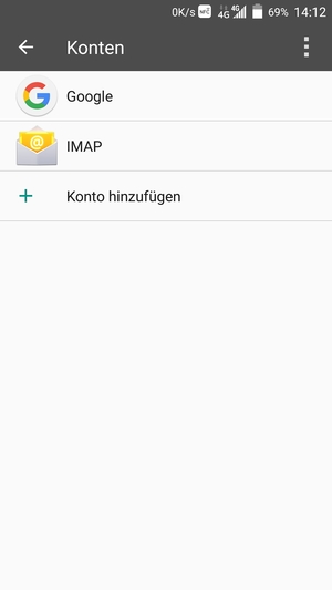 Wählen Sie Google