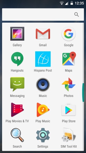 Scroll to and select Settings