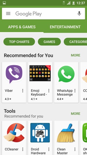 Select the Search bar