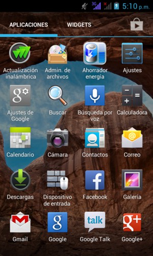 Seleccione Ajustes