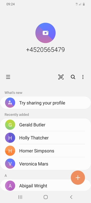 Select the Menu button