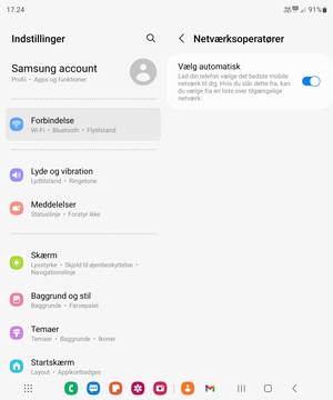 Slå Vælg automatisk fra