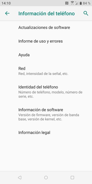 Seleccione Actualizaciones de software