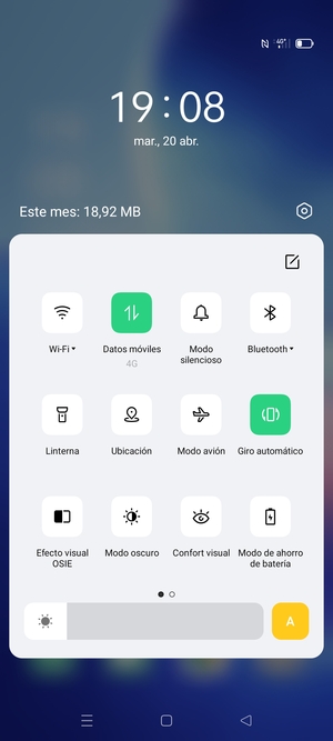 Active Modo de ahorro de batería