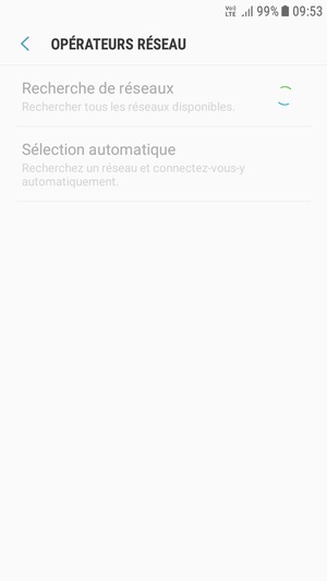 Veuillez attendre la fin de la recherche