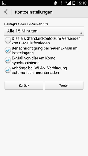 Wählen Sie Weiter