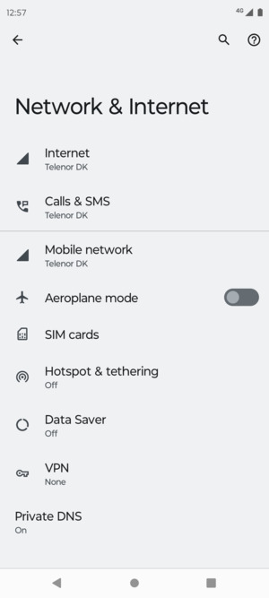 Select Mobile network