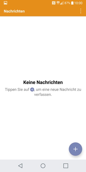 Wählen Sie die Menü-Taste