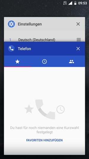 Apps nach rechts streifen, um sie zu schliessen