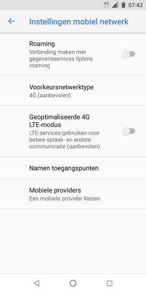 Selecteer Namen toegangspunten