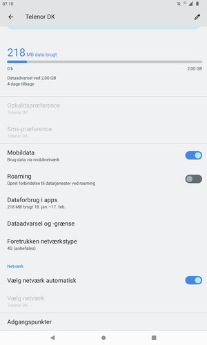 Scroll til og vælg Adgangspunkter