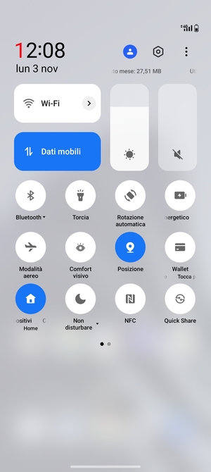 Disattiva Posizione