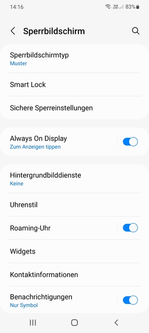 Ihr Handy ist jetzt mit einer Bildschirmsperre gesichert