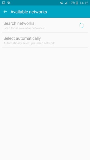 Wait for the search to finish
