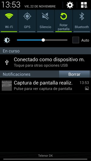 Seleccione Silencio para volver al modo de sonido