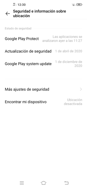 Seleccione Más ajustes de seguridad