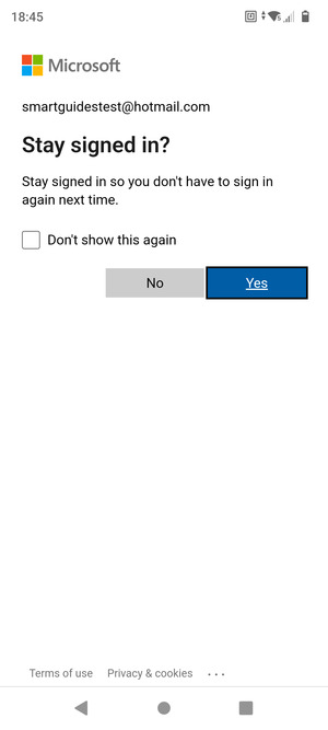 Select your preferred option